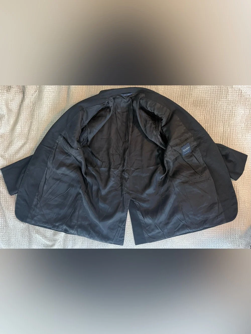 Brooks Brothers 100% Cashmere Black Sport Coat Blazer 40R 2 Button